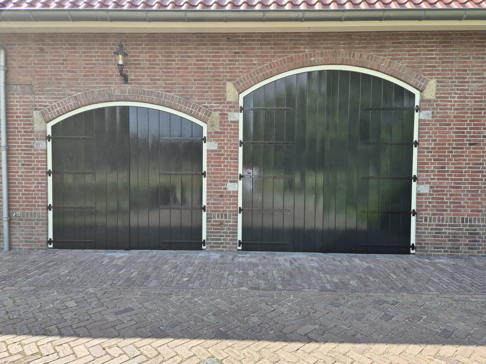 Staldeuren in hoogglans zwart